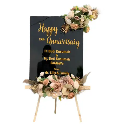 Papan Bunga Akrilik Geger