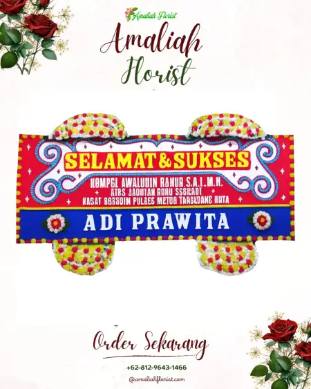Papan Bunga Ucapan Selamat Geger